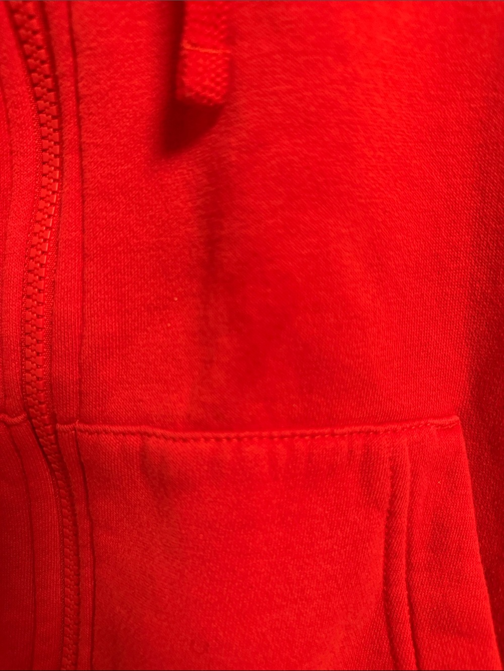 Nike Men’s Red Zip-Up Hooded Jacket - Picture 3 of 3